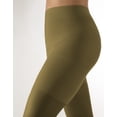 thumbnail image 3 of CALZITALY Plus Sizes Anti-Chafing Opaque Tights | 60 DEN | L - 4XL | Black | Italian Hosiery (XL, Olive Green), 3 of 7