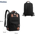 thumbnail image 5 of Mochila Set de 3 Piezas Bluelander, Negro, 5 of 5