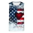 thumbnail image 4 of GERsome 4th of July Tank Tops for Men Summer Sleeveless Crew Neck Loose Fit Patriotic Tops American Flag Graphic Muscle Tees S-2XL, 4 of 4
