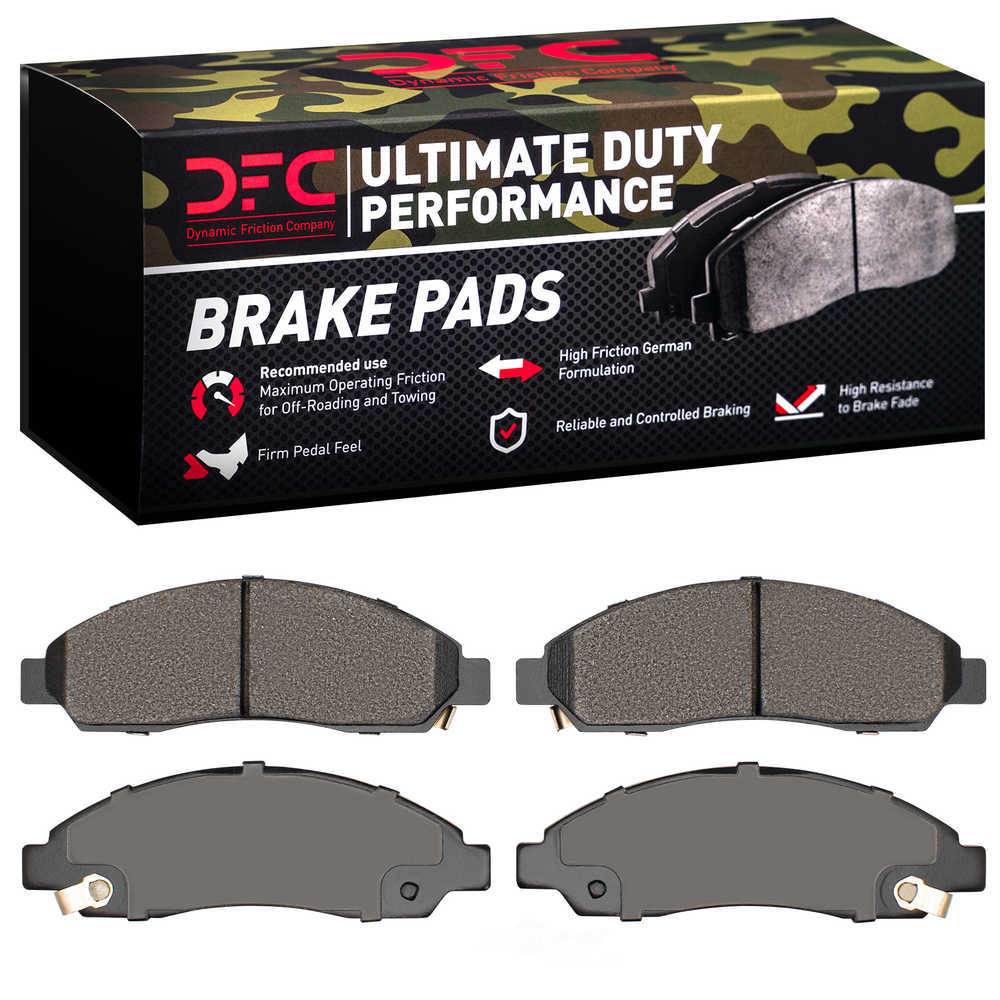 Dynamic Friction Company 1400-1039-00 DFC Ultimate Duty Performance Brake Pads