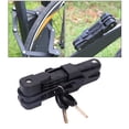 thumbnail image 2 of Candado plegable para bicicleta Sunnimix de cadena de seguridad Antirrobo negro, 2 of 8