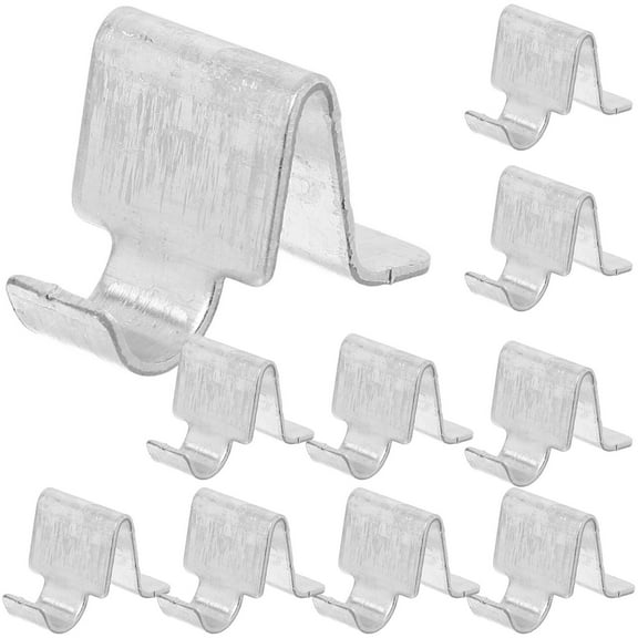 Hemoton 10pcs Heavy Duty Metal Shelf Clips Adjustable Shelves Cabinet Shelf Support Clips Shelving Brackets Clips For Kitchen Bookcase And Storage