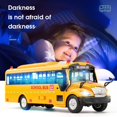 thumbnail image 4 of (For 3-6 years)Simulation Inertial School Bus Toys School Car Model Lighting Car Toys for Kids Educational Interactive Toys, 4 of 8