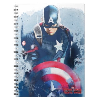 Marvel Avengers Spider-man Spiral Notebook 70 Wide Ruled Sheets 10.5 in x 8 in 
