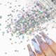 thumbnail image 2 of Purpurina holográfica para decoración de uñas, lentejuelas de estrella, láser, copos ultrafinos mezclados de colores, pulido de Gel, suministros de lujo para bricolaje, 2 of 4