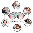 thumbnail image 7 of PAYOHTO Peony Roses Butterfly Soft Sleep Mask Comfort Pure Silk Eye Cover for Travel Office Camping, 7 of 7