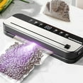 thumbnail image 5 of Vacuum Sealer Machine Automatic | Stainless Steel Food Saver Black 14" | Multi-Mode Wet & Dry Sealing, Built-in Bag Cutter, Container Compatible | Includes 100 Vacuum Bags, 5 of 7