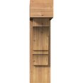 thumbnail image 2 of Ekena Millwork 7 1/2"W x 24"D x 28"H Balboa Block Smooth Bracket w/ Offset Brace, Western Red Cedar, 2 of 25