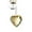 White, variant on WNFJR Heart Crystal Ball Prism Pendant, Clear Glass Crystal Suncatcher Rainbow Maker for Window, Indoor Outdoor Garden Hanging Décor