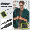 thumbnail image 6 of Dteck Full Body Case for iPad Air 13 inch 2025/2024,Shockproof 3-Layer Protection Case with Screen Protector 360° Rotating Stand Built-in Pencil Holder Cover with Hand/Shoulder Strap,Green, 6 of 7