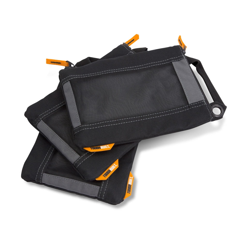 HART 3-Piece 12 inch Mesh Zipper Pouches, 1680-Denier Material