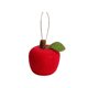 thumbnail image 2 of Juego de 12 adornos colgantes navideños de terciopelo | Adornos de peluche rojo suave para árbol | Decoración festiva para árboles de Navidad, coronas y centros de mesa | Ideas de regalo para, 2 of 9