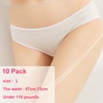 thumbnail image 2 of 2 bags of 10 cotton disposable underwear, disposable and portable, pure cotton underwear, portable during menstruation - L, 2 of 5