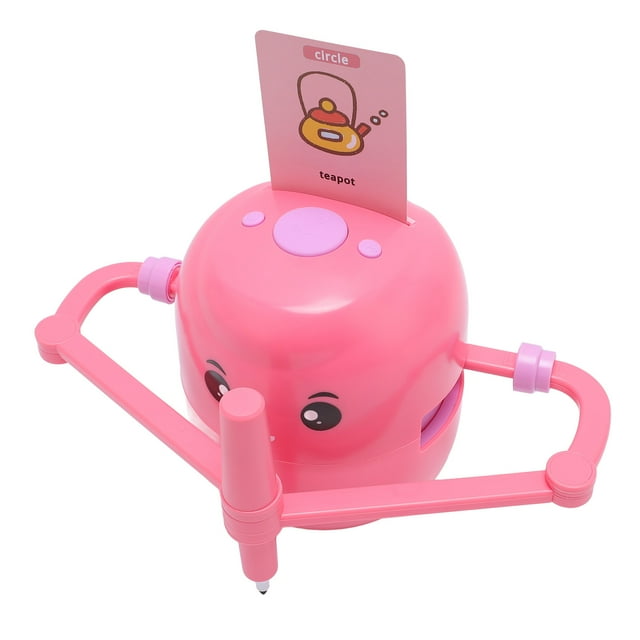 Drawing Robot, Smart Drawing Robot for Kids, Interactive Educational Drawing Robot, Drawing Learning, with 100 Word Cards 2 Pens, Automatic Drawing Robot, for Children