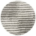 thumbnail image 5 of SAFAVIEH Hudson Shag Jagoda Striped Area Rug, Grey/Ivory, 4' x 6', 5 of 10