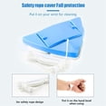 thumbnail image 3 of 5-Files Adjustable Double-Sided Magnetic Glider Washing Brush Tools, Increase Cleaning Efficiency Blue, 3 of 8