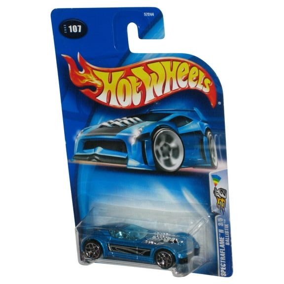 Hot Wheels Spectraflame II 3/5 (2003) Blue Ballistik Toy Car #107