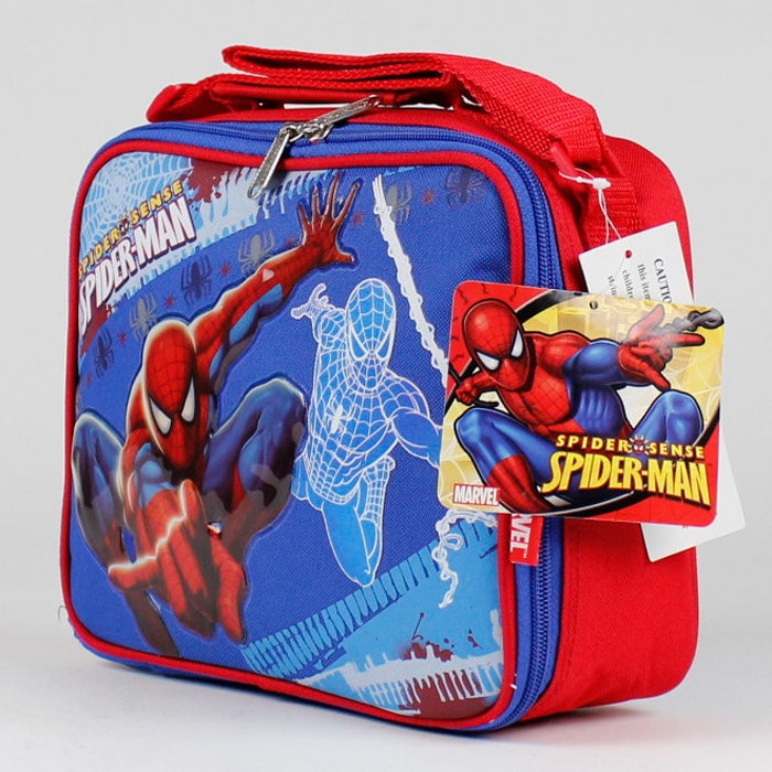 Marvel Shop Spiderman Lunch Box Travel Activity Set ~ Insulated Spiderman  Lunch Bag with Spiderman Coloring Book and Stickers for Boys