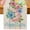 Beige, variant on Easter Table Runner 48 Inches Long for Kitchen Dining, Spring Watercolor Bunny Eggs Flowers Pink Plaid Dresser Scarf Farmhouse, Dining Table Decorations for Wedding/Parties, 13 x 48 In
