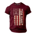 thumbnail image 4 of America 250 Shirt Short Sleeve T Shirt Graphic Print Casual Crew Neck 250Th Mens Graphic Tees XXL, 4 of 4