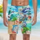 thumbnail image 2 of Pantalones cortos de playa con estampado 3D para hombre, ropa informal de animales, tiburón, ballena, Mar submarino, Harajuku, para correr Fivean unisex, 2 of 2