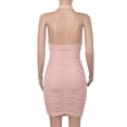thumbnail image 5 of Dyegold Women's Square Neck Bodice Dress Sleeveless Tank Top Stretch Flare Tennis Short Mini Dresses Club Night Out Dresses, 5 of 6