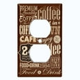 thumbnail image 3 of Metal Light Switch Plate Cover Cafe Diner Coffee Sign Brown COF031, 3 of 13