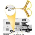 thumbnail image 5 of 1/4" RV Propane Quick Connect Y Splitter Adapter with Shutoff Valve for RV Trailer and Quick Connect Propane Hose Connect to Motorhome Tabletop Grill, 2 Way 1/4 inch Quick Disconnect Kit, 5 of 7