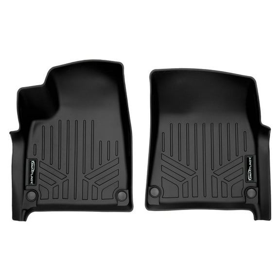 SMARTLINER Custom Fit All Weather Black 1st Row Liners Compatible With 2022-2023 Rivian R1T