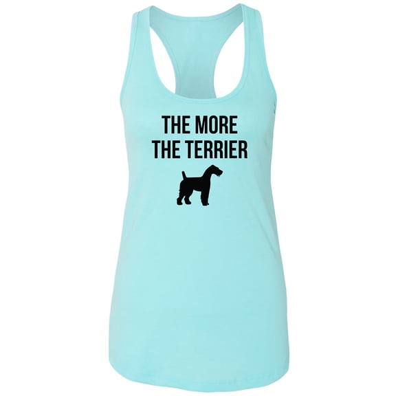The More The Terrier Racerback Tank