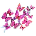 thumbnail image 2 of 3D Lifelike Butterfly Wall Decals, Removable Butterfly Home Decor Stickers, Kitchen Fridge Butterfly Decorations, Adhesive Butterfly DIY Craft Stickers for Wall Murals & Fridge Accents, 2 of 5