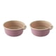 thumbnail image 2 of Inteprter Colador duradero para tareas de cocina fáciles y eficientes Utensilios de cocina de doble capa gruesos Rosa claro mediano Rosa claro medio 2Conjunto, 2 of 6