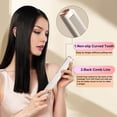 thumbnail image 5 of Hair Straightener Brush, Ceramic Straightening Comb for Women, Fast Heating & 5 Temp Settings & Anti-Scald Hair Styling Tools, 5 of 5
