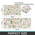 thumbnail image 7 of Pioneer Flower Floral Print Pattern Kitchen Rugs Sets Of 2,Anti Fatigue Kitchen Mat Rugs Non Slip Washable,Decorative Kitchen Floor Mats for Kitchen,Sink,Laundry,17"x30"+17"x47", 7 of 7