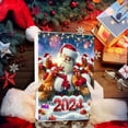 thumbnail image 5 of 2024 Christmas Holiday Advent Calendar Set with 2D Santa Hat Chicken Ornaments for Festive Home Tree Countdown, 5 of 8