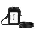 thumbnail image 1 of Titular De La Tarjeta Rfid Bloqueo Id Insignia Cuero De Vaca Monedero Hardware Cordón Vertical Collar seitruly EL009268-00, 1 of 6