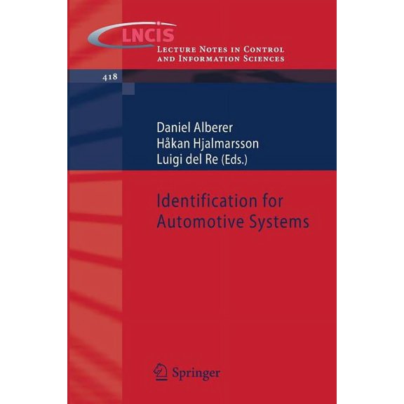 Lecture Notes in Control and Information Identification for Automotive Systems, Book 418, (Paperback)