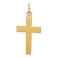 thumbnail image 4 of 14k Two-tone Gold INRI Crucifix Cross Pendant, 4 of 4