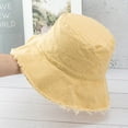 thumbnail image 4 of Decodeary Easy To Wear Hat Stylish Sun Protection For Any Occasion Stylish Protection Bucket Hat Caps Casual Comfort yellow 1Set, 4 of 6