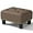 Brown, variant on Foot Stool Ottoman, Small Ottoman Foot Rest with Legs, Rectangle Foolstool Ottomans for Couch, Ottoman Foot Stools for Living Room Entryway (Brown)