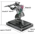 thumbnail image 4 of Knight Pen Holder Executive Cool Pen Holder For Desk Magnetic Resin Ornaments Desk Decor Accessories Organizer, 4 of 5