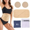 thumbnail image 2 of 4Pcs Castor Waist Oil Set with Chest Pads Reusable Castor Oil Wrap Mess-Free Castoroil Wrap with Adjustable Straps Soft Comfortable Castoroil for Chest Waist, 2 of 6