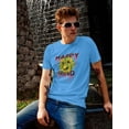 thumbnail image 2 of Happy Mind Splashed Ink T-Shirt Men -Image by Shutterstock, Male Medium, 2 of 4