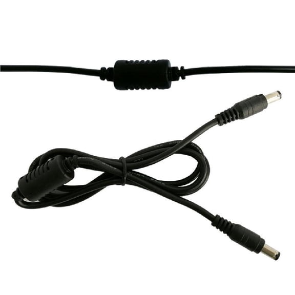 DC Power Supply Cable 5.5x2.1mm Male Jack to Male Plug 5.5x2.5mm Extension Cord