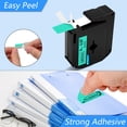 thumbnail image 5 of GREENCYCLE 4PK Compatible for Brother P-touch M Tape MK721 M-K721 M721 9mm 0.35" Black on Green for Brother PT-100 PT-M95 PT-90 PT-70 PT-65 PT-85 Label Maker Refills, 5 of 7