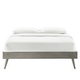 thumbnail image 6 of Platform Bed Frame, Twin Size, Wood, Grey Gray, Modern Contemporary Urban Design, Bedroom Master Guest Suite, 6 of 7