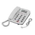 thumbnail image 2 of Teléfono Con Cable De 2 Líneas Con Altavoz, Marcación Rápida E Identificador De Llamadas, Para Oficina En Casa, 2 of 7