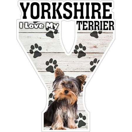 

I Love My Yorkshire Terrier Fridge Magnet