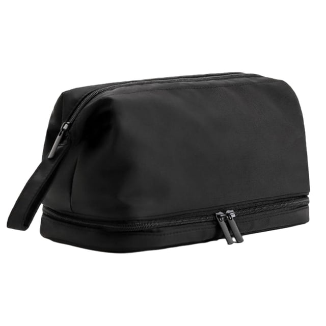 Bolsa de maquillaje Bolsa de maquillaje de doble capa diaria para mujer Bolsa de brochas de maquillaje portátil