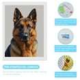 thumbnail image 3 of Diamond Art Kits for Adults, Dog Portrait Regal Canine Beauty 5D Diamond Painting Kits for Adults Beginners, DIY Full Drill Diamond Painting, Gem Art and Crafts 12x16, 3 of 7